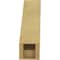 Ekena Millwork 5-inch W x 12-inch D x 16-inch H Copenhagen Rough Cedar Woodgrain TimberThane Knee Brace, Primed BRCUR05X12X16CHGRCPR - alternate 2